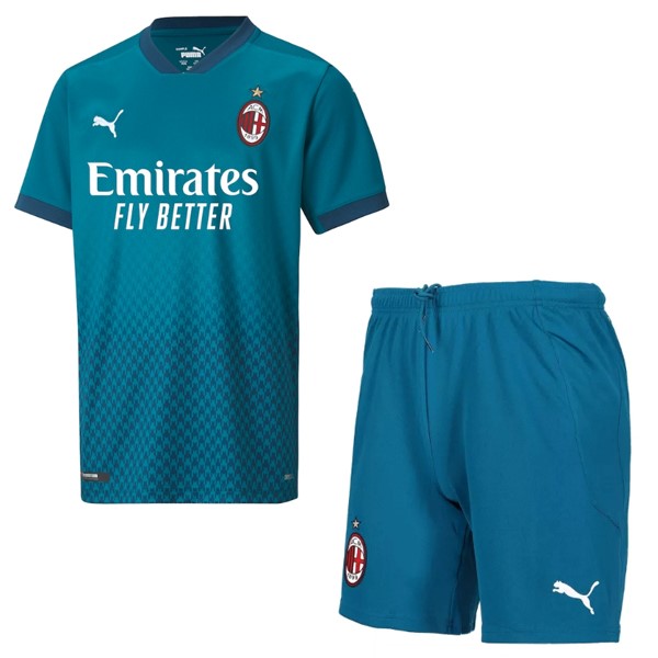 Camiseta AC Milan 3ª Niño 2020-2021 Azul